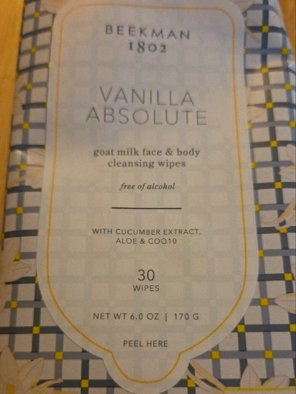 Beekman 1802 Vanilla Absolute Cleansing Wipes - Lavendar Bar Soap